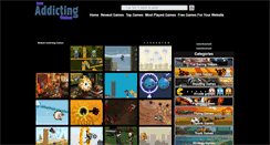 Desktop Screenshot of freeaddictinggames.com